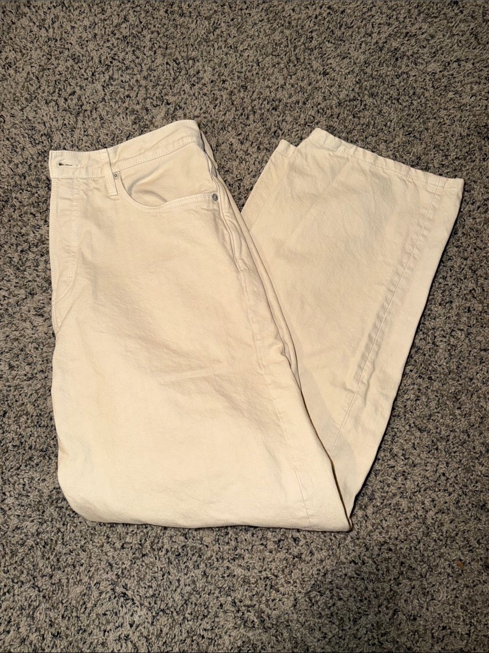 Riders by Lee Casual Cotton Chinos in Light Cream